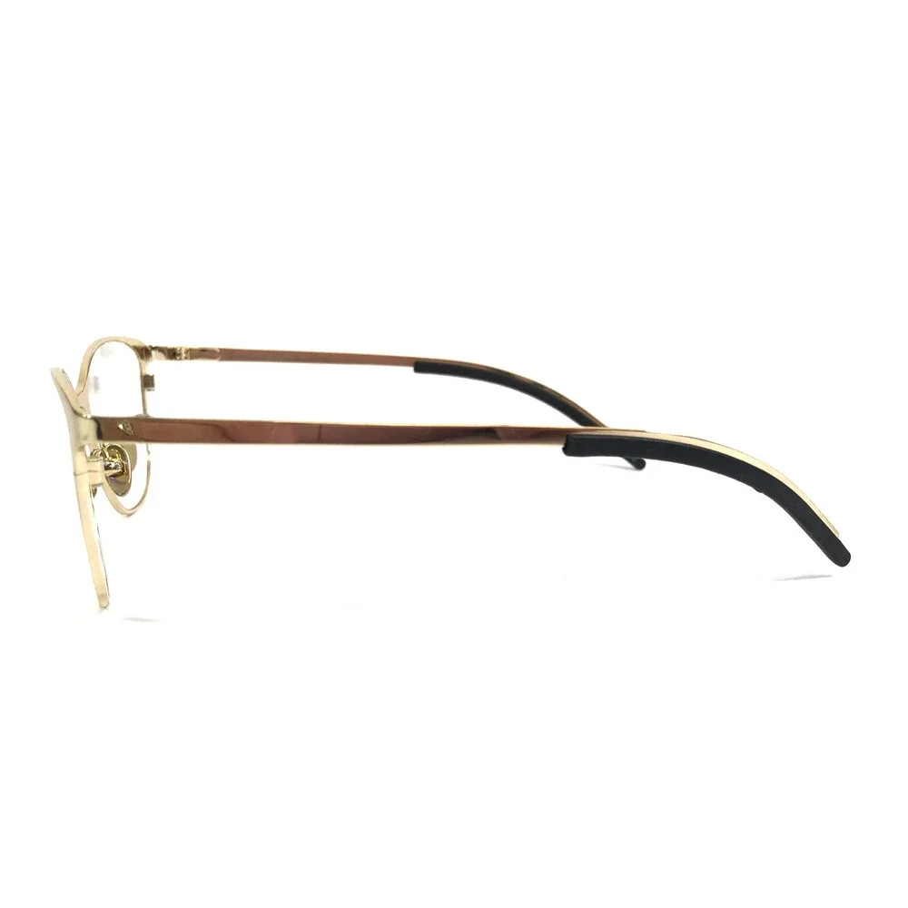 Tom Davies Eyeglasses Frames TD769 Col. 2320 Polished Gold Cat Eye 54-17-135